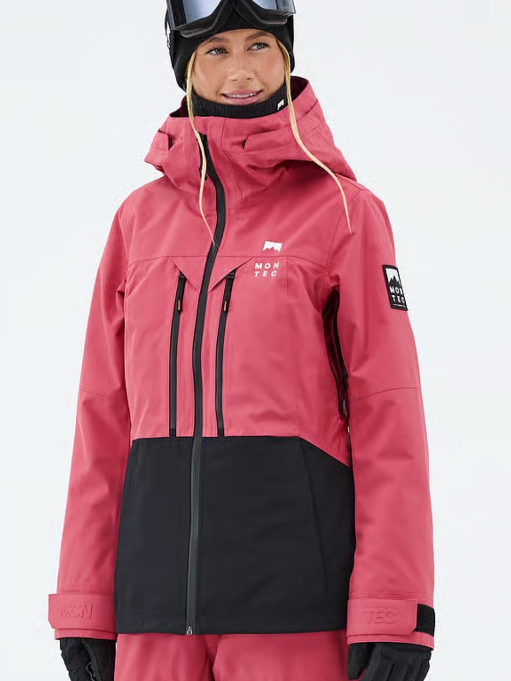 Montec Moss W Ski Jacket in Pink & Black